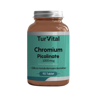 TurVital Chromium Picolinate 1000 mcg Хром пиколинат 90 таблеток 